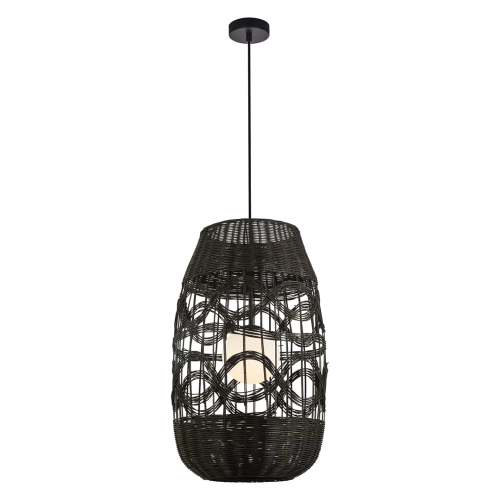 Lampa wisząca ARONA BLACK 1xE14 fi 400 ML0355 Milagro