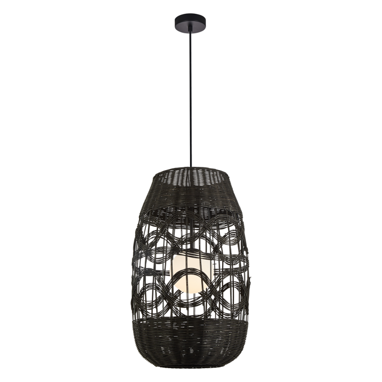 Lampa wisząca ARONA BLACK 1xE14 fi 400 ML0355 Milagro
