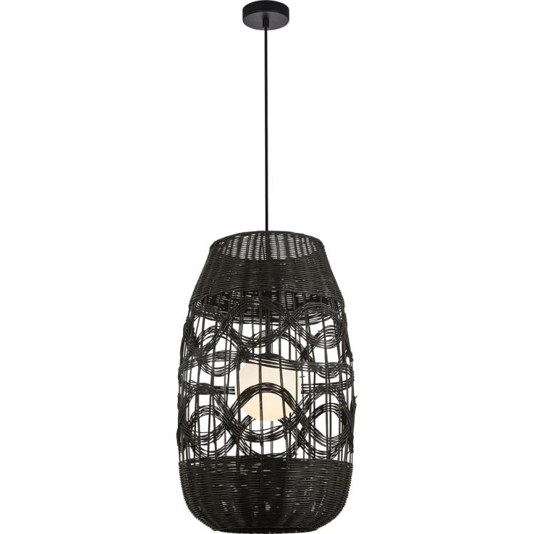 Lampa wisząca ARONA BLACK 1xE14 fi 400 ML0355 Milagro