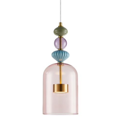 Lampa wisząca ARTE 12W LED śr. 16cm mosiądz ML0357 Milagro