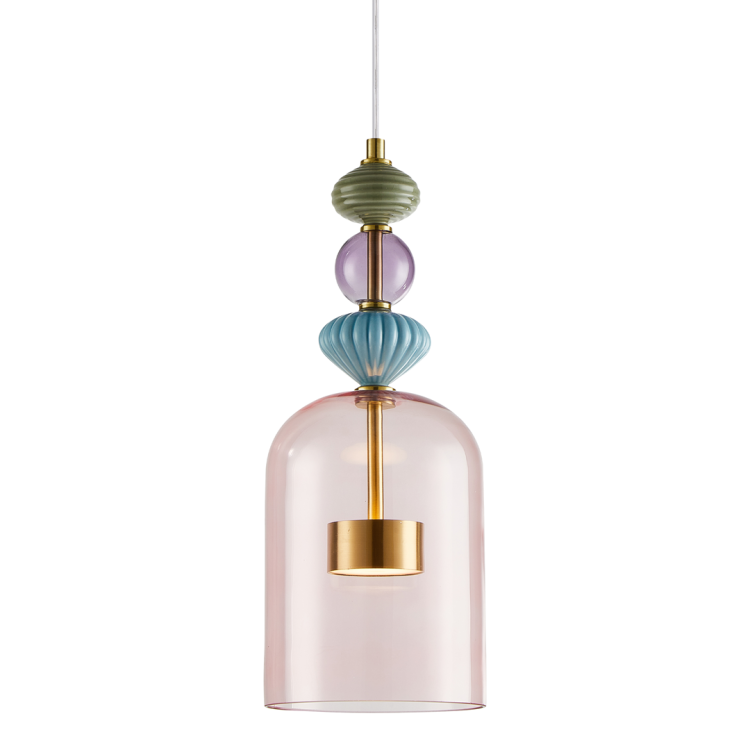 Lampa wisząca ARTE 12W LED śr. 16cm mosiądz ML0357 Milagro