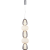 Lampa wisząca CARO SMOKED 40W LED ML0362 Milagro
