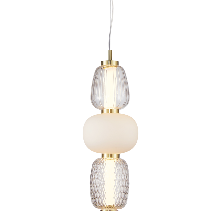 Lampa wisząca CARO GOLD 28W LED ML0363 Milagro