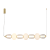 Lampa wisząca CARO GOLD 42W LED ML0365 Milagro