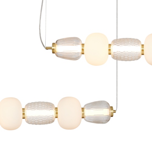Lampa wisząca CARO GOLD 42W LED ML0365 Milagro