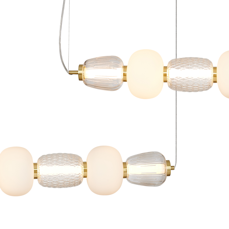 Lampa wisząca CARO GOLD 42W LED ML0365 Milagro