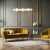 Lampa wisząca CARO GOLD 42W LED ML0365 Milagro