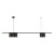 Lampa sufitowa wisząca listwa Industrialna Loft GENESIS BLACK 5xGU10 ML0367 Milagro 100cm nowoczesna oprawa oświetleniowa metal czarny czarna zwis Inspiracje Premium