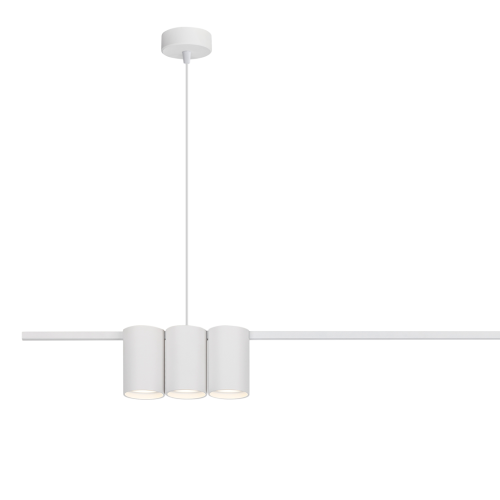 Lampa sufitowa wisząca listwa Industrialna Loft GENESIS WHITE 5xGU10 ML0368 Milagro 100cm nowoczesna oprawa oświetleniowa metal biały biała zwis Inspiracje Premium