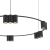 Lampa sufitowa wisząca okrąg koło Industrialna Loft GENESIS BLACK 15xGU10 ML0376 Milagro 100cm nowoczesna oprawa oświetleniowa okrągła metal żyrandol czarny czarna zwis Inspiracje Premium
