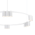 Lampa sufitowa wisząca okrąg koło Industrialna Loft GENESIS WHITE 15xGU10 ML0377 Milagro 100cm nowoczesna oprawa oświetleniowa okrągła metal żyrandol biały biała zwis Inspiracje Premium