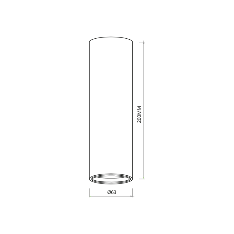 GENESIS SPOT GOLD 1xGU10 20cm ML0386 Milagro