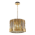 Lampa sufitowa wisząca żyrandol RITZ GOLD 7xE14 ML0393 Milagro 7x E14 42cm nowoczesna oprawa oświetleniowa okrągła kryształy kryształ złoty złota zwis Inspiracje Premium