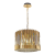 Lampa sufitowa wisząca żyrandol RITZ GOLD 7xE14 ML0393 Milagro 7x E14 42cm nowoczesna oprawa oświetleniowa okrągła kryształy kryształ złoty złota zwis Inspiracje Premium