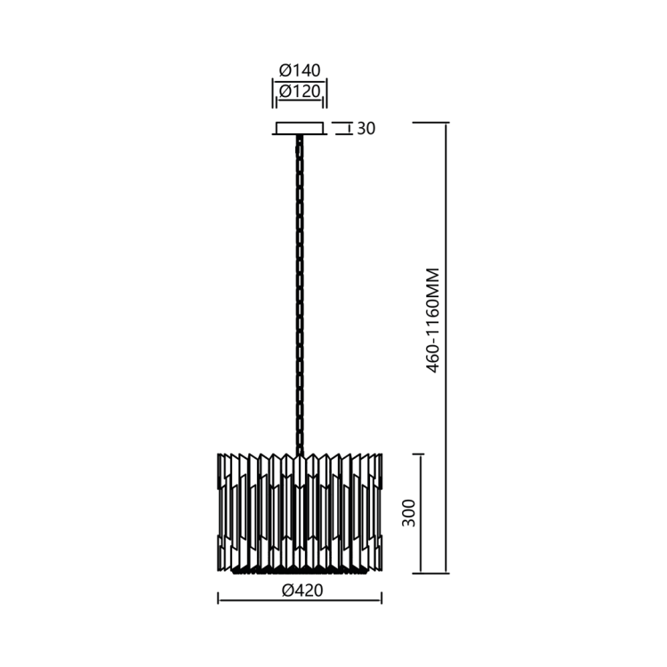 Lampa sufitowa wisząca żyrandol RITZ CHROME 7xE14 ML0394 Milagro 7x E14 42cm nowoczesna oprawa oświetleniowa okrągła kryształy kryształ chrom zwis Inspiracje Premium