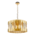 Lampa sufitowa wisząca żyrandol RITZ GOLD 12xE14 ML0395 Milagro 12x E14 54cm nowoczesna oprawa oświetleniowa okrągła kryształy kryształ złoty złota zwis Inspiracje Premium