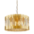 Lampa sufitowa wisząca żyrandol RITZ GOLD 12xE14 ML0395 Milagro 12x E14 54cm nowoczesna oprawa oświetleniowa okrągła kryształy kryształ złoty złota zwis Inspiracje Premium