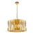 Lampa sufitowa wisząca żyrandol RITZ GOLD 12xE14 ML0395 Milagro 12x E14 54cm nowoczesna oprawa oświetleniowa okrągła kryształy kryształ złoty złota zwis Inspiracje Premium