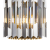 Lampa ścienna Kinkiet RITZ CHROME 2xE14 ML0398 Milagro 2x E14 nowoczesna oprawa oświetleniowa okrągła kryształy kryształ szkło chrom podwójny Inspiracje Premium