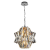 Lampa sufitowa wisząca żyrandol CROWN CHROME 4xE14 ML0400 Milagro 4x E14 34cm nowoczesna oprawa oświetleniowa okrągła kryształy kryształ chrom zwis Inspiracje Premium