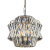 Lampa sufitowa wisząca żyrandol CROWN CHROME 12xE14 ML0402 Milagro 12x E14 54cm nowoczesna oprawa oświetleniowa okrągła kryształy kryształ chrom zwis Inspiracje Premium