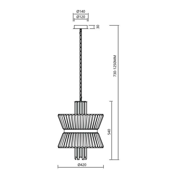 Lampa sufitowa wisząca żyrandol AURELIA CHROME 8xE14 ML0404 Milagro 8x E14 42cm nowoczesna oprawa oświetleniowa okrągła kryształy kryształ chrom zwis Inspiracje Premium