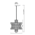 Lampa sufitowa wisząca żyrandol AURELIA GOLD 12xE14 ML0405 Milagro 12x E14 54cm nowoczesna oprawa oświetleniowa okrągła kryształy kryształ złoty złota zwis Inspiracje Premium