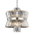 Lampa sufitowa wisząca żyrandol AURELIA CHROME 12xE14 ML0406 Milagro 12x E14 54cm nowoczesna oprawa oświetleniowa okrągła kryształy kryształ chrom zwis Inspiracje Premium