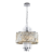Lampa sufitowa wisząca żyrandol MARGOT CHROME 6xE14 ML0408 Milagro 6x E14 43cm nowoczesna oprawa oświetleniowa okrągła kryształy kryształ chrom zwis Inspiracje Premium