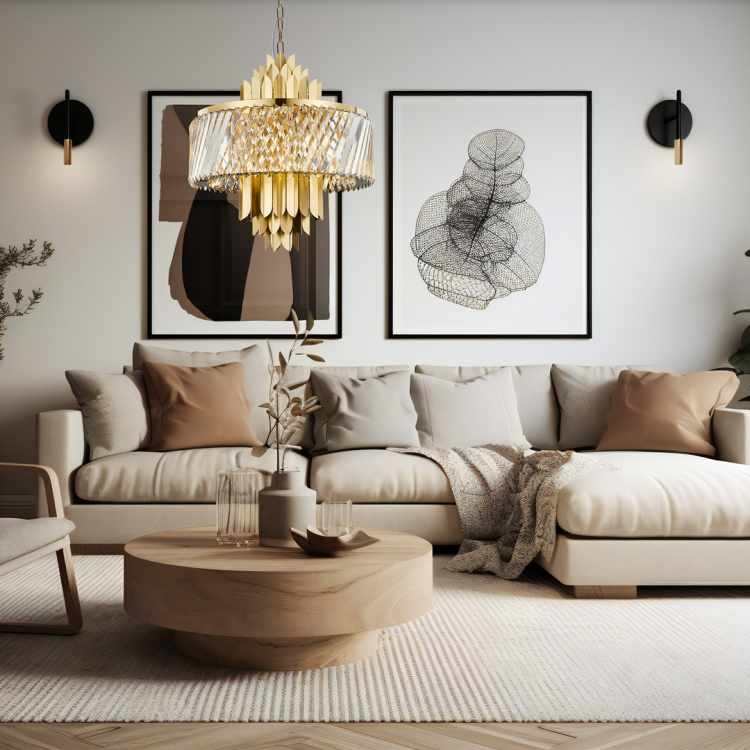 Lampa sufitowa wisząca żyrandol MARGOT GOLD 9xE14 ML0409 Milagro 9x E14 55cm nowoczesna oprawa oświetleniowa okrągła kryształy kryształ złoty złota zwis Inspiracje Premium