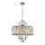 Lampa sufitowa wisząca żyrandol MARGOT CHROME 9xE14 ML0410 Milagro 9x E14 55cm nowoczesna oprawa oświetleniowa okrągła kryształy kryształ chrom zwis Inspiracje Premium