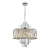 Lampa sufitowa wisząca żyrandol MARGOT CHROME 9xE14 ML0410 Milagro 9x E14 55cm nowoczesna oprawa oświetleniowa okrągła kryształy kryształ chrom zwis Inspiracje Premium