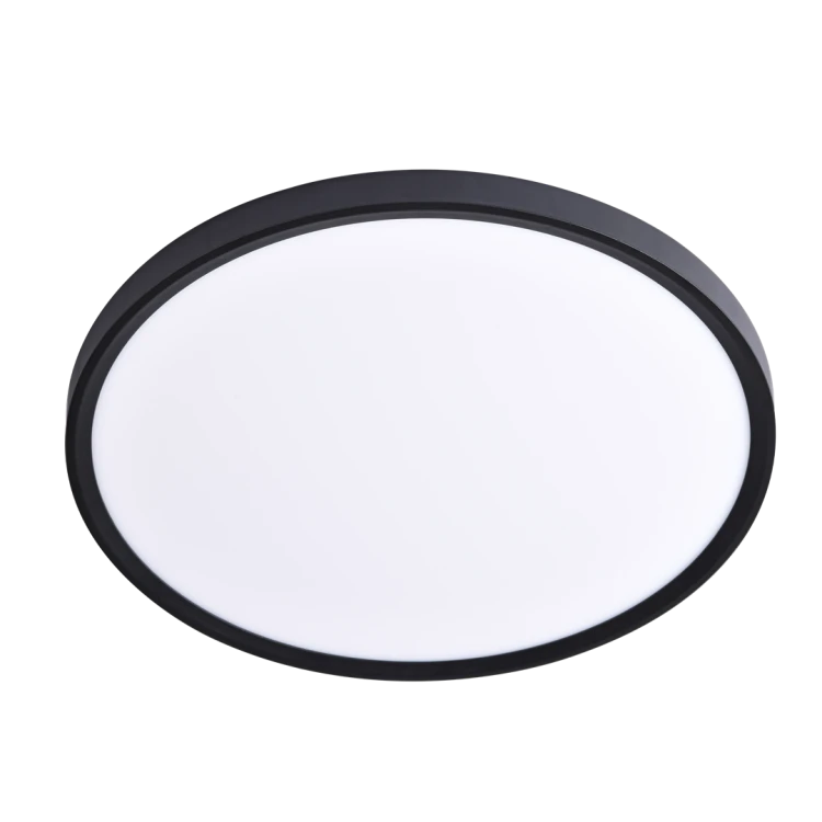 Plafoniera Plafon MAQ 40W 3CCT Czarny ML0441 Milagro do łazienki salonu sypialni korytarza jadalni oprawa lampa sufitowa nowoczesna oświetleniowa czarny czarna barwa zmienna zimna neutralna biała dzienna ciepła Inspiracje Premium