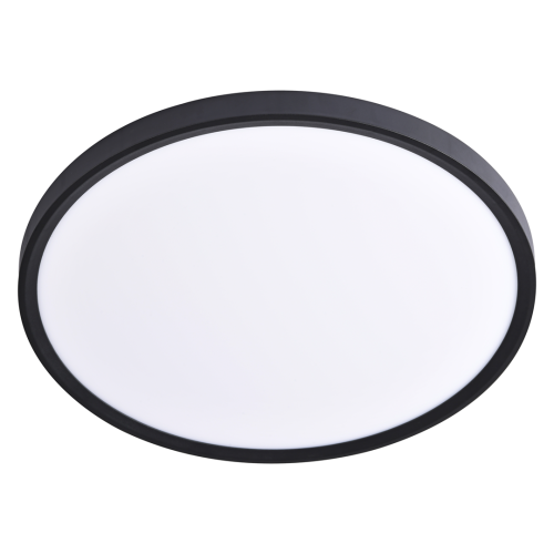 Plafoniera Plafon MAQ 50W 3CCT Czarny ML0442 Milagro do łazienki salonu sypialni korytarza jadalni oprawa lampa sufitowa nowoczesna oświetleniowa czarny czarna barwa zmienna zimna neutralna biała dzienna ciepła Inspiracje Premium