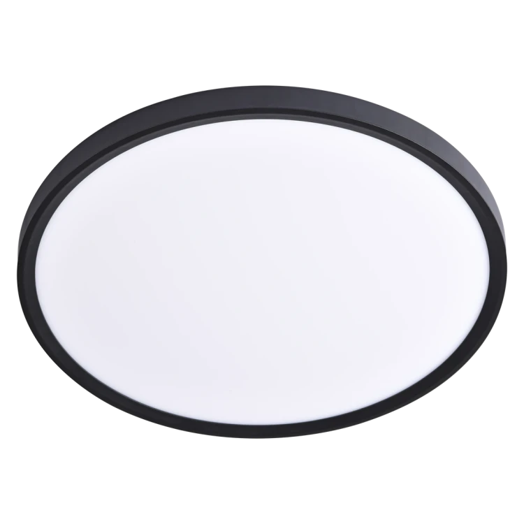 Plafoniera Plafon MAQ 50W 3CCT Czarny ML0442 Milagro do łazienki salonu sypialni korytarza jadalni oprawa lampa sufitowa nowoczesna oświetleniowa czarny czarna barwa zmienna zimna neutralna biała dzienna ciepła Inspiracje Premium