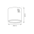 Spot George 1xE27 Biały ML0479 Milagro