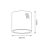 Spot George XL 1xE27 Czarny ML0480 Milagro