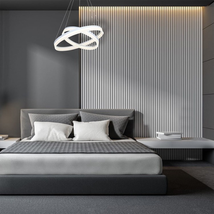LAMPA WISZĄCA RING 60W LED + PILOT ML065 Milagro