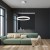 LAMPA WISZĄCA RING 36W LED ML066 Milagro