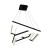 LAMPA WISZĄCA NERO 80W LED ML082 Milagro