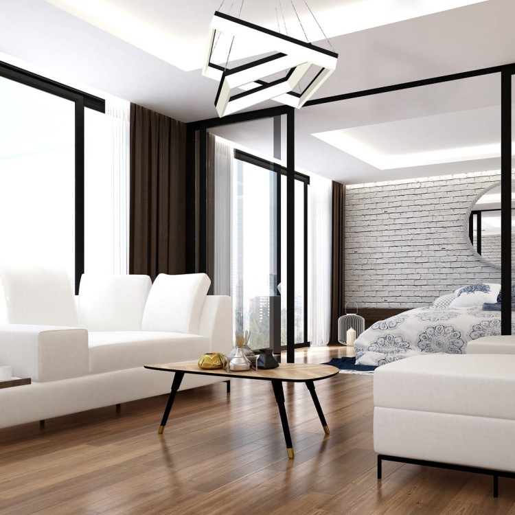 LAMPA WISZĄCA NERO 80W LED ML082 Milagro