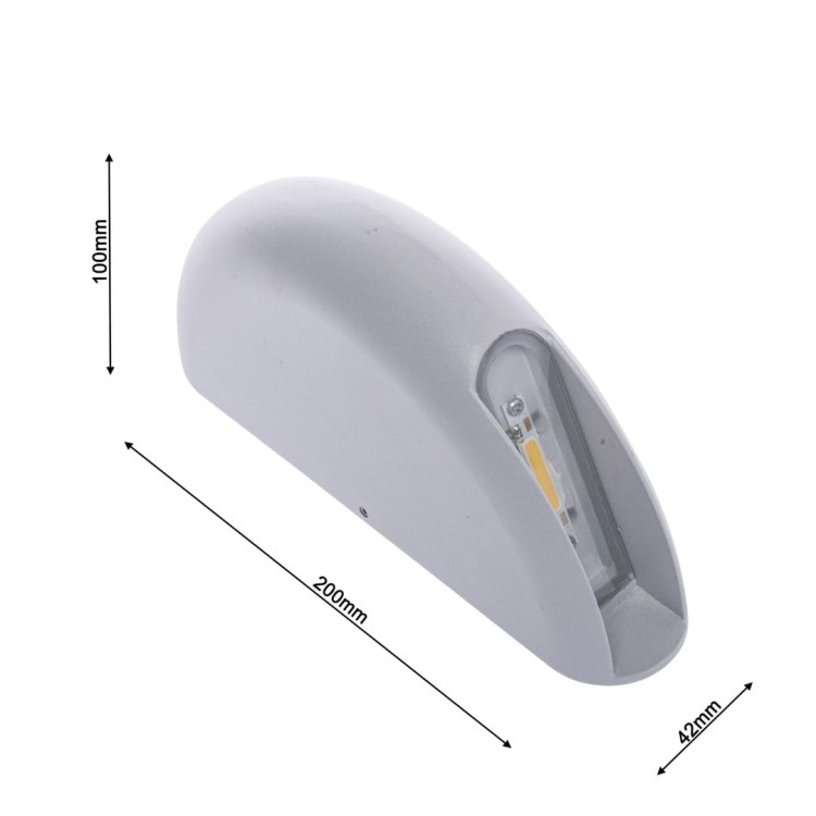 OPRAWA ELEWACYJNA WALL 3W LED ML088 Milagro Kinkiet
