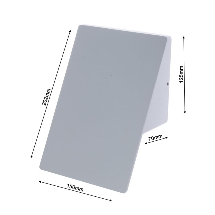 OPRAWA ELEWACYJNA PLAIN 10W LED Biała ML096 Milagro Kinkiet