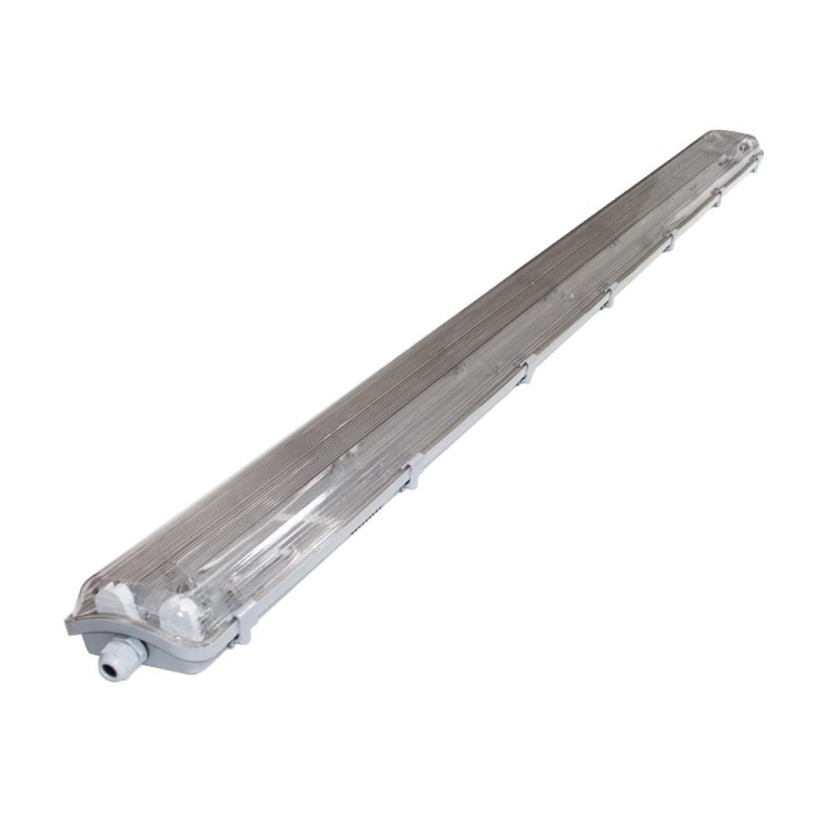 Oprawa Hermetyczna Oświetleniowa EMPTY 150cm 2xT8LED PC Klosz Pryzmatyczny C14-E-OHL-150-2KP Bemko