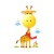 LAMPKA DZIECIĘCA GIRAFFE 0,6W LED ML114 Milagro