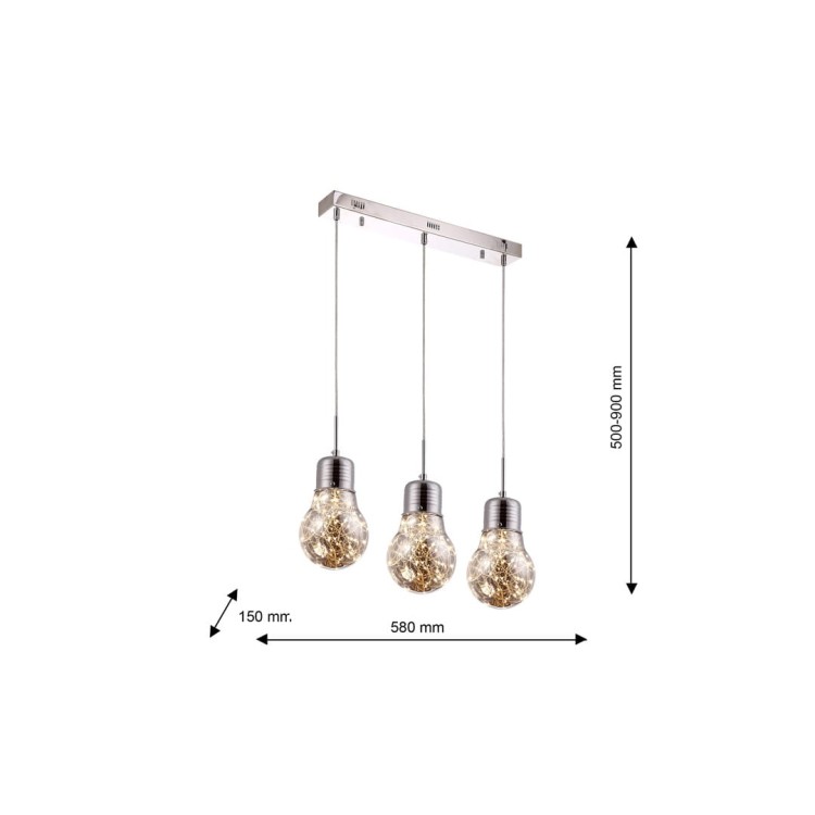 LAMPA WISZĄCA BULB 15W LED ML136 Milagro