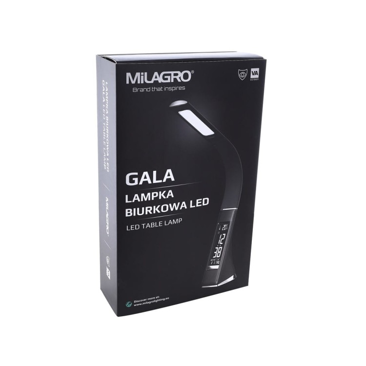 LAMPKA BIURKOWA GALA 6W LED BRĄZOWA ML139 Milagro