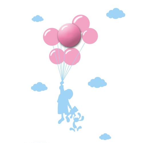 Lampka dziecięca BALLOONS 0,6W LED ML142 Milagro
