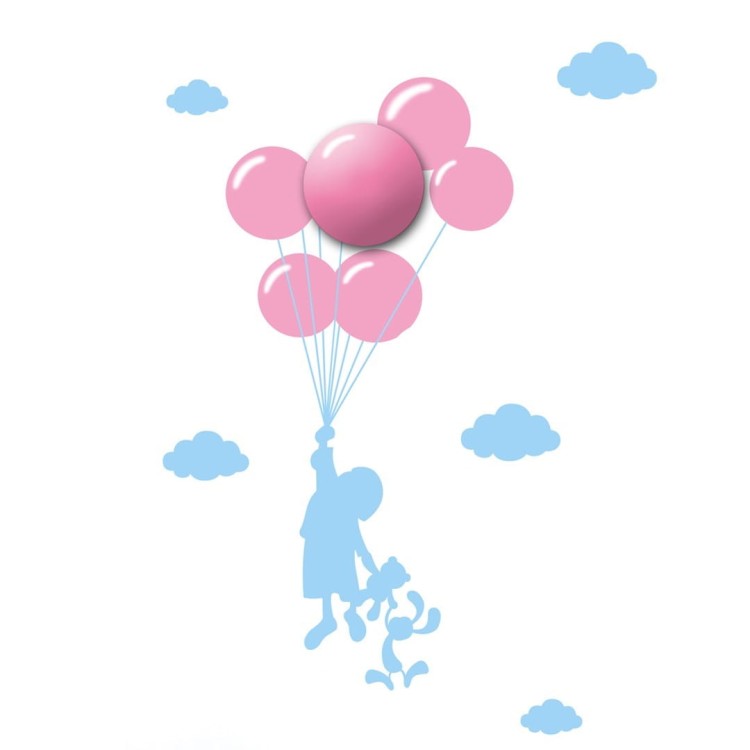 Lampka dziecięca BALLOONS 0,6W LED ML142 Milagro