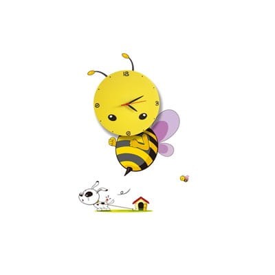 Lampka dziecięca BEE LED CLOCK 0,6W LED ML145 Milagro